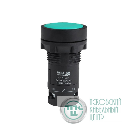 Кнопка с фиксацией OptiSignal Compact D22 С7-PH-310 зел. 1НО XB7NH31 КЭАЗ 362062