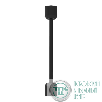 Коннектор жесткий с питанием ART-APRIORI-CON-ROD-A-L260-POWER (BK вертикальный) IP20 металл Arlight 039415