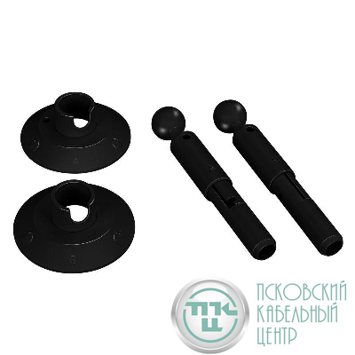 Крепление MOONLIGHT-ROUND-D13-S-KIT Black металл (комплект) Arlight 043831