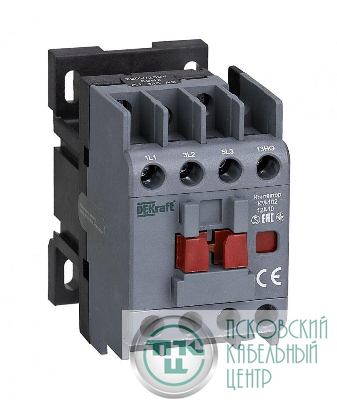 Контактор 12А 110В AC АС3 АС4 1НО+1НЗ КМ-102 DEKraft 21909DEK
