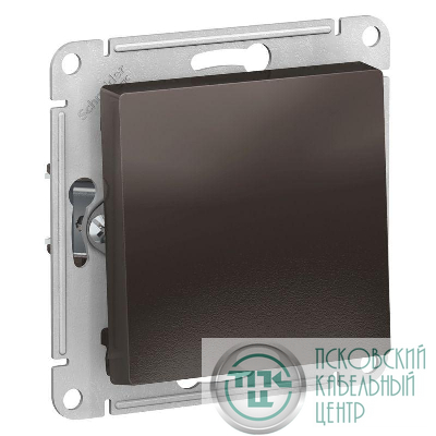 Выключатель 1-кл. СП AtlasDesign 10А IP20 (сх. 1) 10AX механизм мокко SE ATN000611