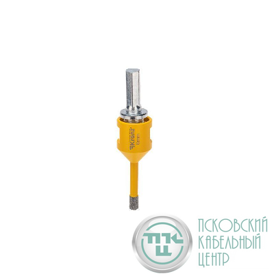 Коронка алмазная профессиональная по керамограниту и железобетону М14 вакуумное спекание 6мм для УШМ Kranz KR-92-1001
