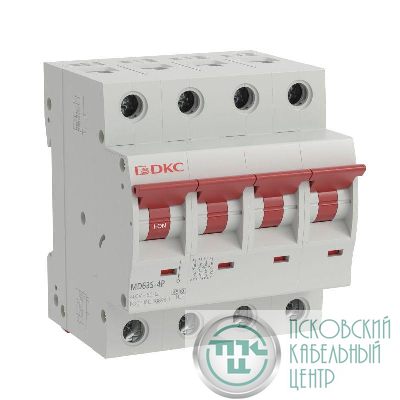 Выключатель автоматический модульный 4п B 13А 4.5кА YON max MD63S YON MD63S-4PB13