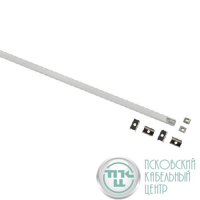 Комплект с накладным анодированным профилем 0709 7.8х9мм 2м Эра Б0062831