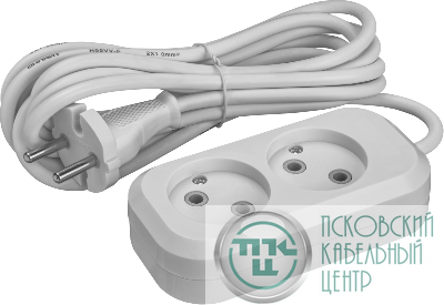 Удлинитель 2х3м без заземл. 10А IP20 90504 OPE-S-02-300-X-2х1 ОНЛАЙТ 90504