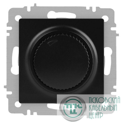 Светорегулятор поворотный СП Accent 6-401-05 600Вт 230В IP20 антрацит Intro Б0063679