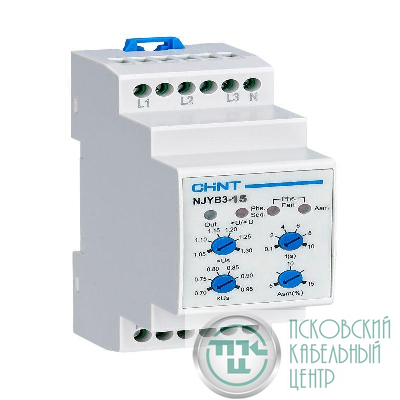 Реле контроля фаз NJYB3-15 AC 220В (R) CHINT 697034