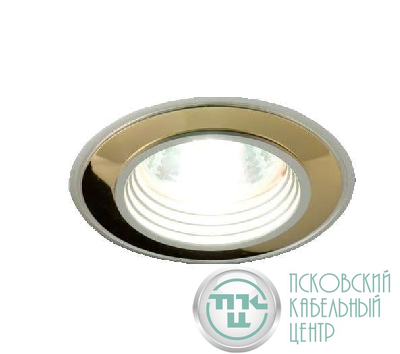 Светильник Vulkan 51 0 22 MR16 неповоротный литой комбинир. никель/зол./никель ИТАЛМАК IT8048