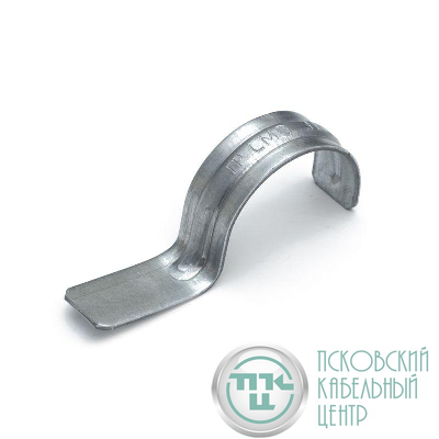 Скоба крепежная однолапковая СМО d31-32мм для монтажн. пистолета без отверст. метал. (уп.50шт) Промрукав PR08.2795