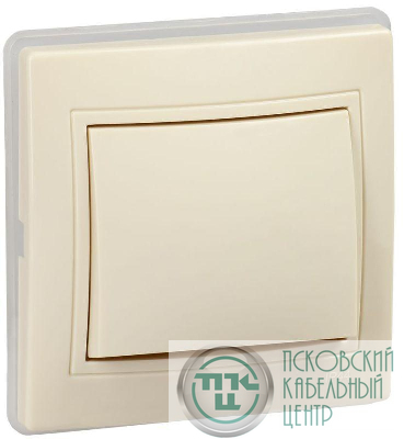 Выключатель 1-кл. СП Кварта ВС10-1-0-ККм-44 10А IP44 крем. GENERICA KV-V10-10-44-K33