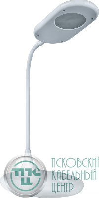 Светильник светодиодный 61 408 NDF-D024-5W-6K-WH-LED 6Вт 6000К 300лм настольный на основании бел. Navigator 61408