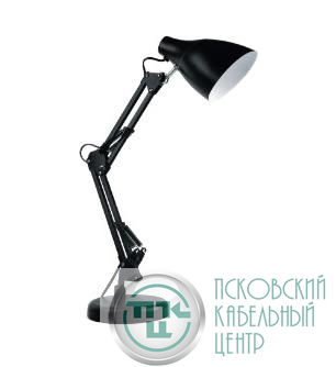 Светильник настольный TBL-02 под лампу Е27 (струбцина и подставка в компл.) черн. ФАZА 5046276