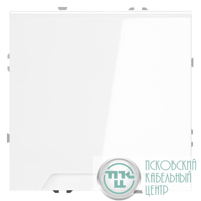 Розетка 1-м СП S70 16А с заземл. защ. шторки + крышка механизм бел. глянцевый Voltum VLS040301