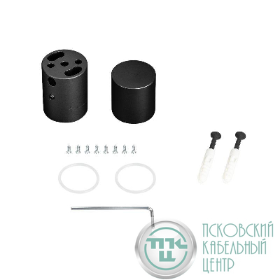 Крепление MOONLIGHT-VT-CEILING-D25 Black металл (комплект) Arlight 048398