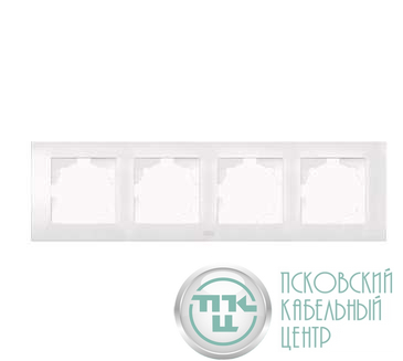 Рамка 4-м Cosmo бел. ABB 612-010200-228