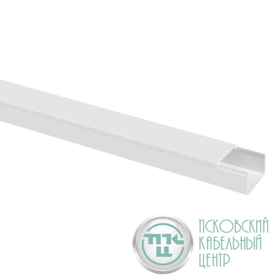 Кабель-канал 40х25 L2000 пластик бел. TOKOV ELECTRIC TKE-KK-40-25-2000-WH