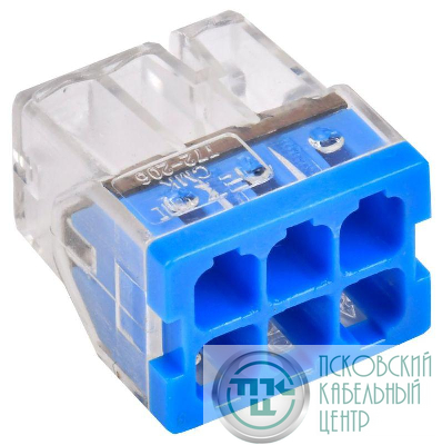 Клемма строительно-монтажная СМК 772-206 (уп.4шт) IEK UKZ30-206-004