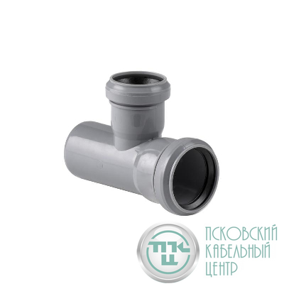 Тройник ВК ПП 50/40х87 сер. RTP 36568