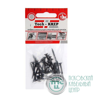 Саморез гипсокартон-металл 3.5х35 (пакет) (уп.30шт) Tech-Krep/Zitar 102379