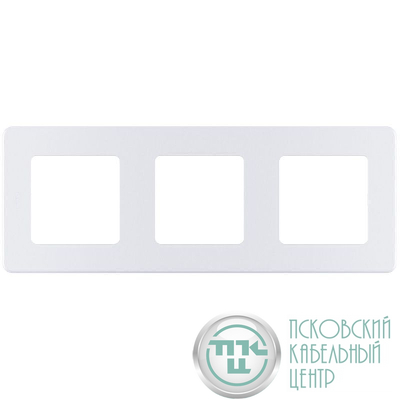 Рамка 3-м СП Inspiria IP20 жемчуж. IEK 673956