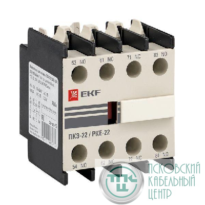Приставка контактная ПКЭ-22 2NO+2NC EKF ctr-sc-25