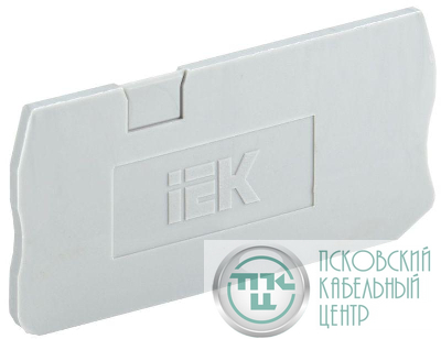 Заглушка для КПИ 3в-1.5/2.5 3 вывода сер. IEK YZN11D-3-ZGL-002-K03