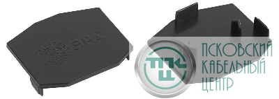 Заглушка TRM-PC20-EC-B торцевая для встраив. магнит. шинопровода NOVA TRM-PC20 Эра Б0054791