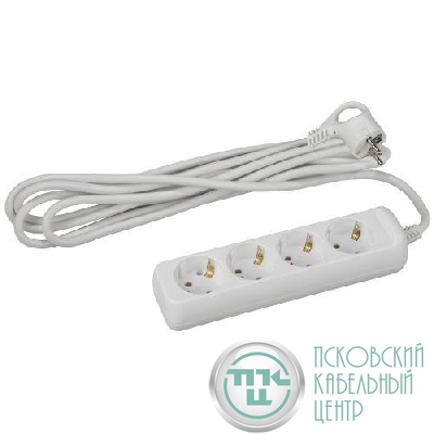 Удлинитель 4х3м с заземл. 16А IP20 U-4e-3m-3х1 ПВС 3х1 Эра Б0028374