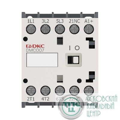 Миниконтактор YON DMC007 7A 3кВт AC3 3P кат. 380В AC 1НО YON DMC007-3C10A380