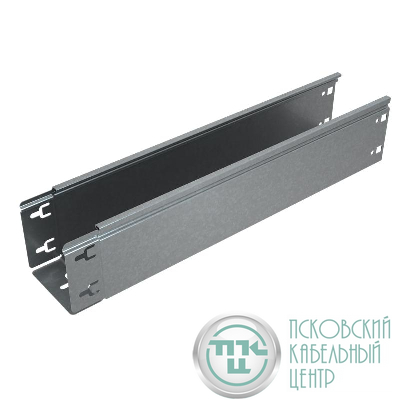 Лоток листовой неперфорированный 200х100 L3000 сталь 1мм "Быстрый монтаж ПЛЮС" LNplus100-200-1.0-3000 оцинк. КМ PL0369