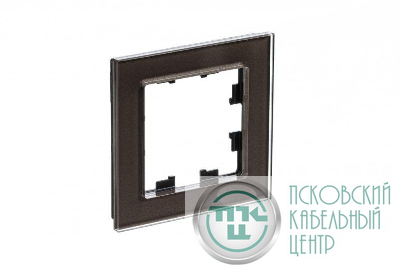 Рамка 1-м AtlasDesign Nature стекло мокко SE ATN320601