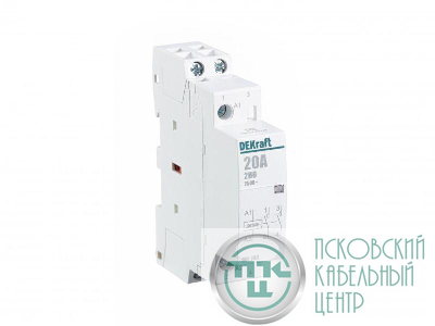 Контактор модульный МК-103 2НО 20А 230В DEKraft 18057DEK