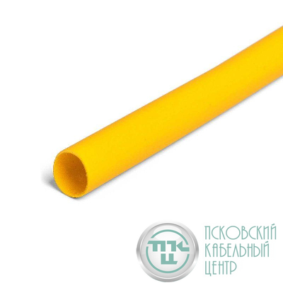Трубка термоусадочная ТНТ-20/10 в метровой нарезке желт. (уп.10м) КВТ 82991