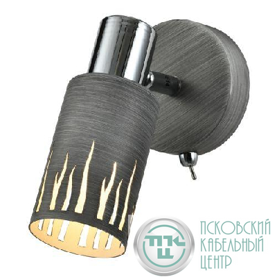 Светильник Lethe 3123-401 1хE14 40Вт настенно-потолочный спот поворотный модерн с выключателем Rivoli Б0055000