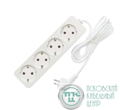 Удлинитель 4х5м с заземл. 16А IP20 3.5кВт ПВС Союз 481S-6405