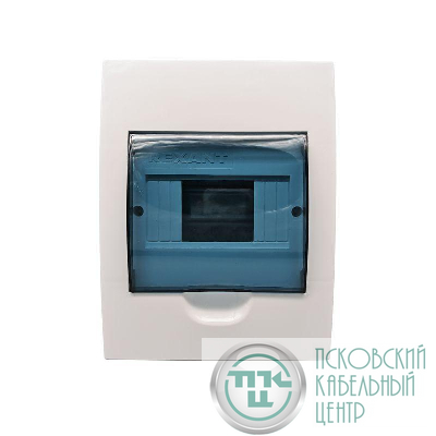 Бокс пластиковый ЩРВ-П-6 IP41 бел. Rexant 11-0206