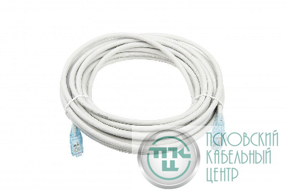 Патч-корд PC-LPM-UTP-RJ45-RJ45-C6-10M-LSZH-GY U/UTP кат.6 LSZH 10м сер. Hyperline 41843