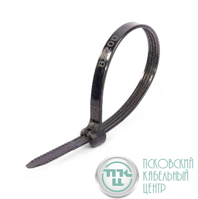 Хомут кабельный КСЗ 10х600 нейл. черн. (уп.100шт) Fortisflex 74115