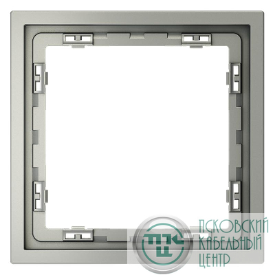 Рамка 1-м S70 пластик. сталь Voltum VLS100105