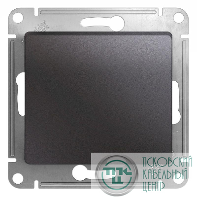 Выключатель 1-кл. СП Glossa 10А IP20 (сх. 1) 10AX механизм графит SE GSL001311