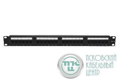Патч-панель 19дюйм 1U кат.5E неэкранир. 24 порта RJ-45 Dual IDC TOKOV ELECTRIC TKE-PP-5E-1U-24P-UTP