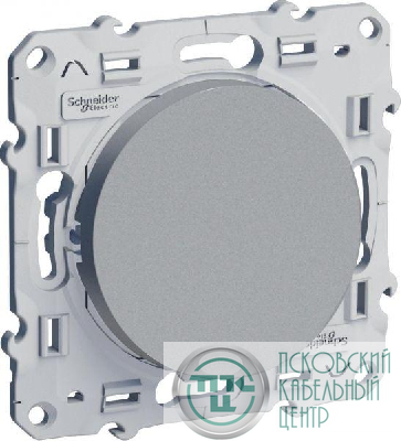 Механизм выключателя 1-кл. СП Odace 10А IP21 алюм. SchE S53R201