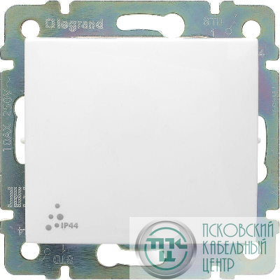 Механизм переключателя на 2 направления 1-кл. СП Valena 10А IP44 250В бел. Leg 774206