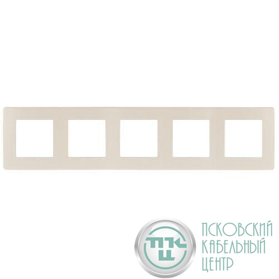 Рамка 5-м 12-5105-02 сатин слон. кость Эра Б0052540