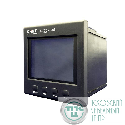 Прибор измерительный многофункциональный PD7777-8S3 3ф 5А RS-485 120х120 LCD дисплей 380В CHINT 765170