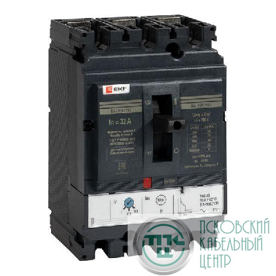 Выключатель автоматический 3п 100/32А 36кА ВА-99C Compact NS PROxima EKF mccb99C-100-32