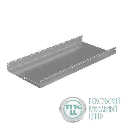 Лоток листовой неперфорированный 500х80 L3000 сталь 1мм "Быстрый монтаж ПЛЮС" LNplus80-500-1.0-3000 оцинк. КМ PL0351
