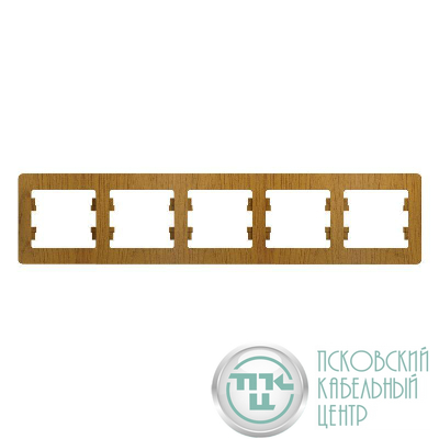 Рамка 5-м Glossa горизонт. дер. дуб SchE GSL000505