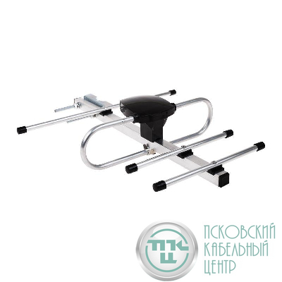 Антенна ТВ наружная "АКТИВНАЯ" для аналогового и цифрового ТВ - DVB-T2 (модель RX-408) (пакет) Rexant 34-0408