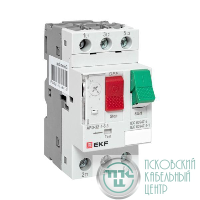 Выключатель автоматический для защиты двигателя АПД-32 4-6.3А EKF apd-me-6.3